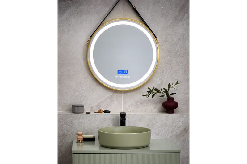 Badrumsspegel med LED Darois - Inredning - Badrumsinredning - Badrumsspegel