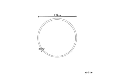 Badrumsspegel med LED Deauville - Inredning - Badrumsinredning - Badrumsspegel