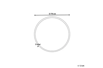 Badrumsspegel med LED Deauville - Inredning - Badrumsinredning - Badrumsspegel