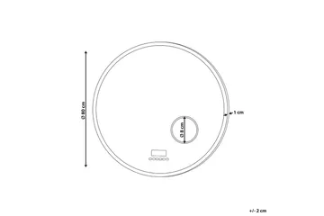 Badrumsspegel med LED Fixin - Inredning - Badrumsinredning - Badrumsspegel