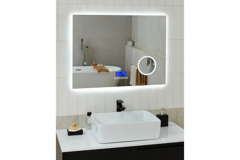 Badrumsspegel med LED Montaron - Inredning - Badrumsinredning - Badrumsspegel