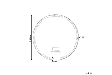Badrumsspegel med LED Tanay - Inredning - Badrumsinredning - Badrumsspegel