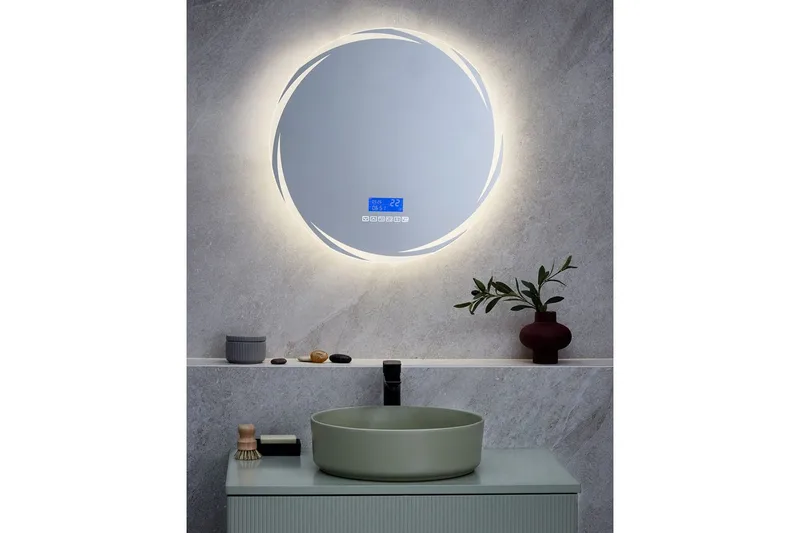 Badrumsspegel med LED Tanay - Inredning - Badrumsinredning - Badrumsspegel