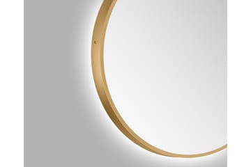Nävesta Spegel 50 cm Rund - Guld - Inredning - Badrumsinredning - Badrumsspegel