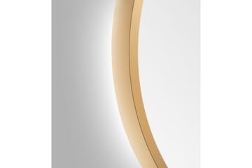 Nävesta Spegel 50 cm Rund - Guld - Inredning - Badrumsinredning - Badrumsspegel
