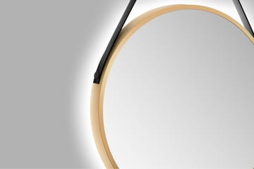 Nävesta Spegel 50 cm Rund - Guld - Inredning - Badrumsinredning - Badrumsspegel