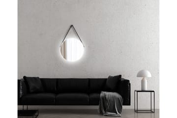 Nävesta Spegel 50 cm Rund - Vit - Inredning - Badrumsinredning - Badrumsspegel