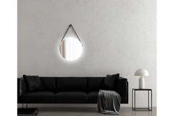 Nävesta Spegel 50 cm Rund - Vit - Inredning - Badrumsinredning - Badrumsspegel