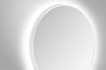 Nävesta Spegel 50 cm Rund - Vit - Inredning - Badrumsinredning - Badrumsspegel