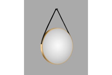 Nävesta Spegel 80 cm Rund - Guld - Inredning - Badrumsinredning - Badrumsspegel