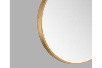 Nävesta Spegel 80 cm Rund - Guld - Inredning - Badrumsinredning - Badrumsspegel