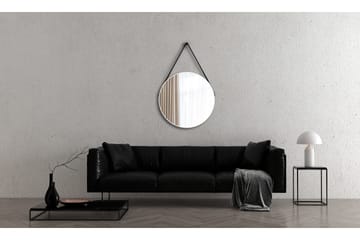 Nävesta Spegel 80 cm Rund - Vit - Inredning - Badrumsinredning - Badrumsspegel