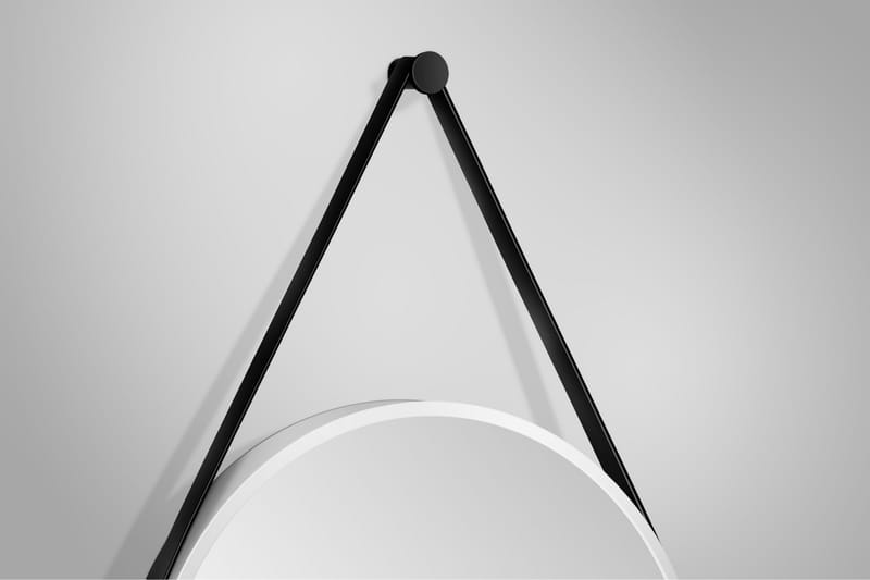 Nävesta Spegel 80 cm Rund - Vit - Inredning - Badrumsinredning - Badrumsspegel