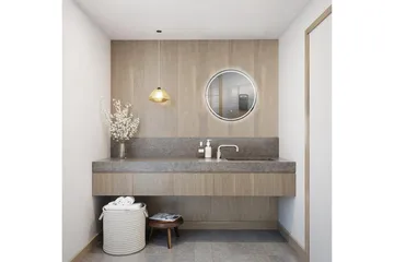 Norrbyn Väggspegel 60 cm - Inredning - Badrumsinredning - Badrumsspegel