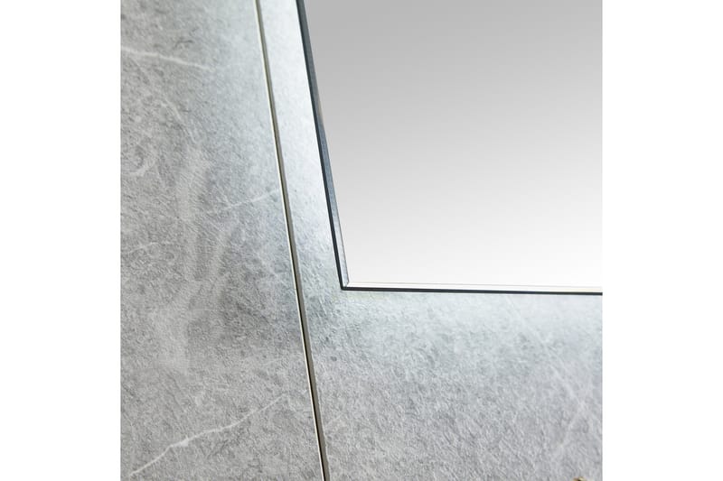 Rektangulär badrumsspegel med LED-belysning 100x80 cm Vit - Lyfco - Inredning - Badrumsinredning - Badrumsspegel