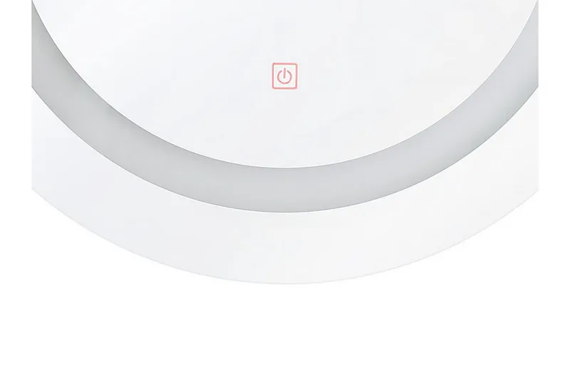 Rystal Spegel LED Rund 58x58 cm - Silver - Inredning - Badrumsinredning - Badrumsspegel