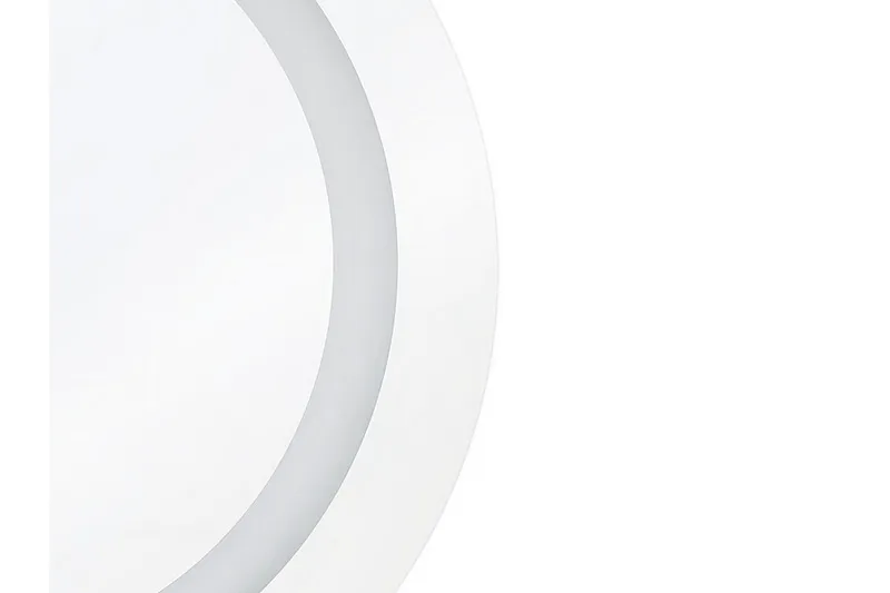 Rystal Spegel LED Rund 58x58 cm - Silver - Inredning - Badrumsinredning - Badrumsspegel