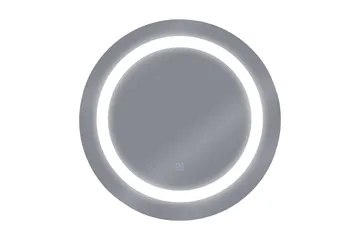 Rystal Spegel LED Rund 58x58 cm - Silver - Inredning - Badrumsinredning - Badrumsspegel