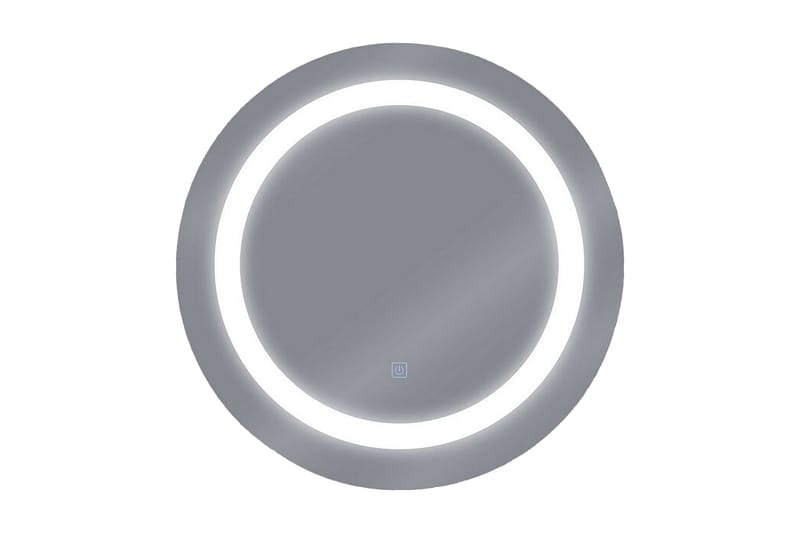 Rystal Spegel LED Rund 58x58 cm - Silver - Inredning - Badrumsinredning - Badrumsspegel