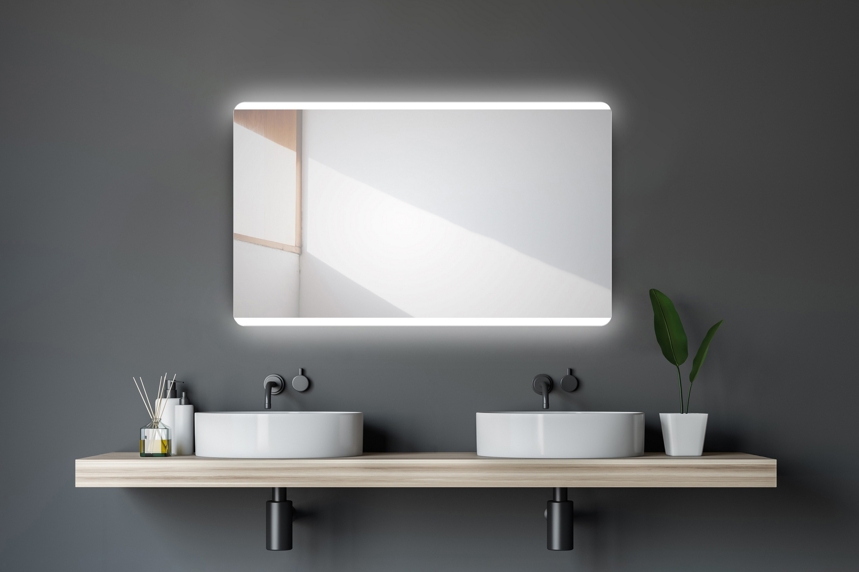 Spegel Bockstboda 120x70 cm Silver
