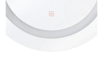 Spegel Cemre LED Rund 58x58 cm - Silver - Inredning - Badrumsinredning - Badrumsspegel