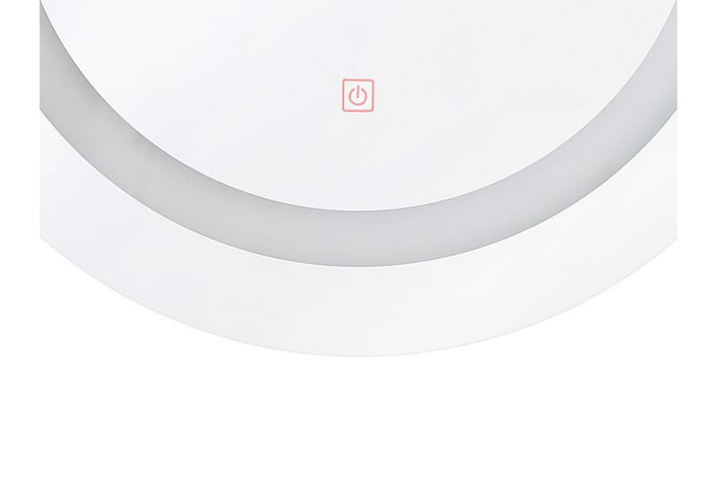 Spegel Cemre LED Rund 58x58 cm - Silver - Inredning - Badrumsinredning - Badrumsspegel