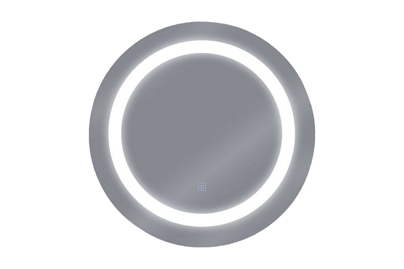 Spegel Cemre LED Rund 58x58 cm - Silver - Inredning - Badrumsinredning - Badrumsspegel