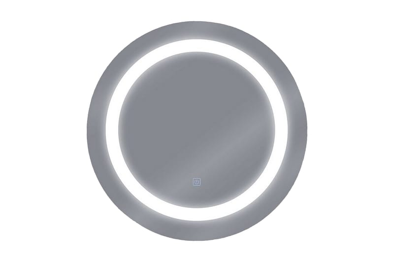 Spegel Cemre LED Rund 58x58 cm - Silver - Badrumsspegel med belysning - Spegel - Badrumsspegel