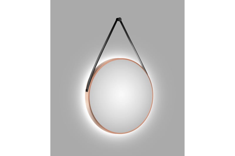 Spegel Delaryd 80 cm - Koppar - Badrumsspegel med belysning - Spegel - Badrumsspegel