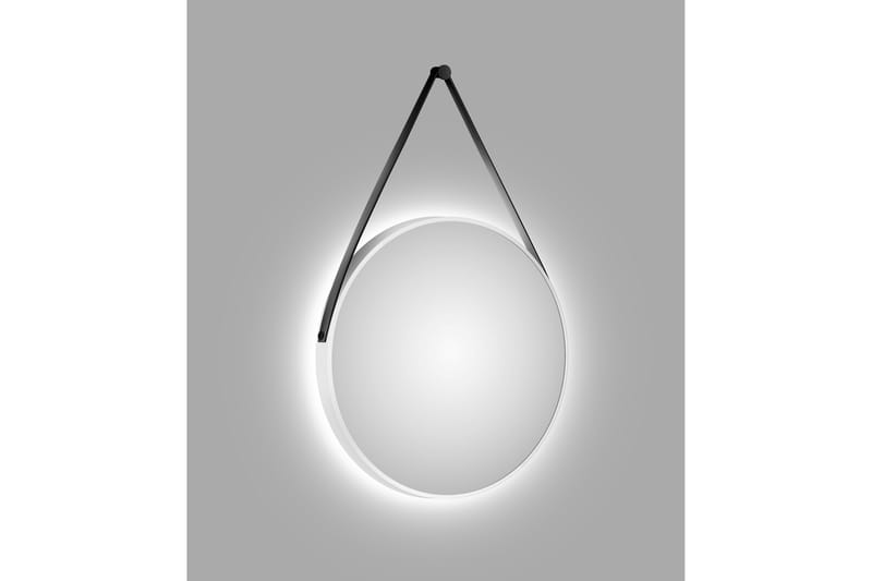 Spegel Delaryd 80 cm - Vit - Badrumsspegel med belysning - Spegel - Badrumsspegel