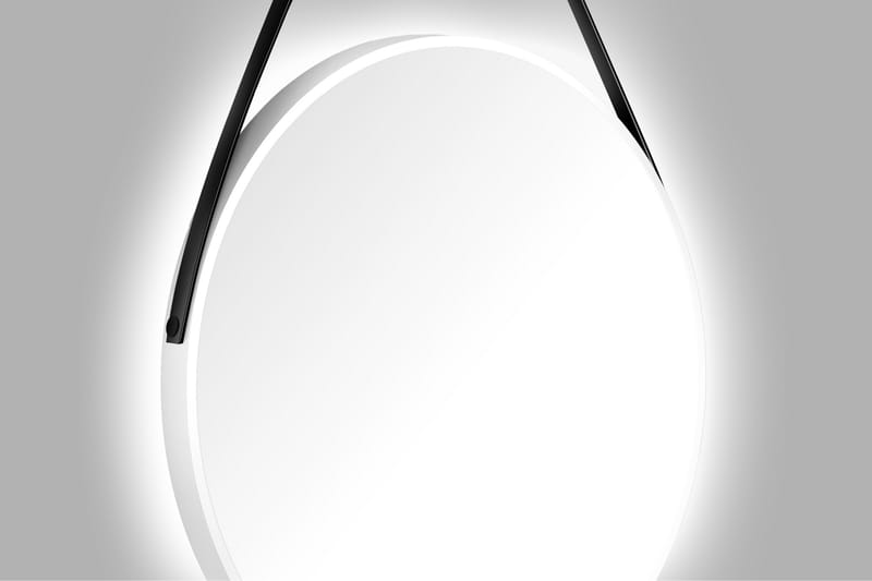 Spegel Delaryd 80 cm - Vit - Badrumsspegel med belysning - Spegel - Badrumsspegel