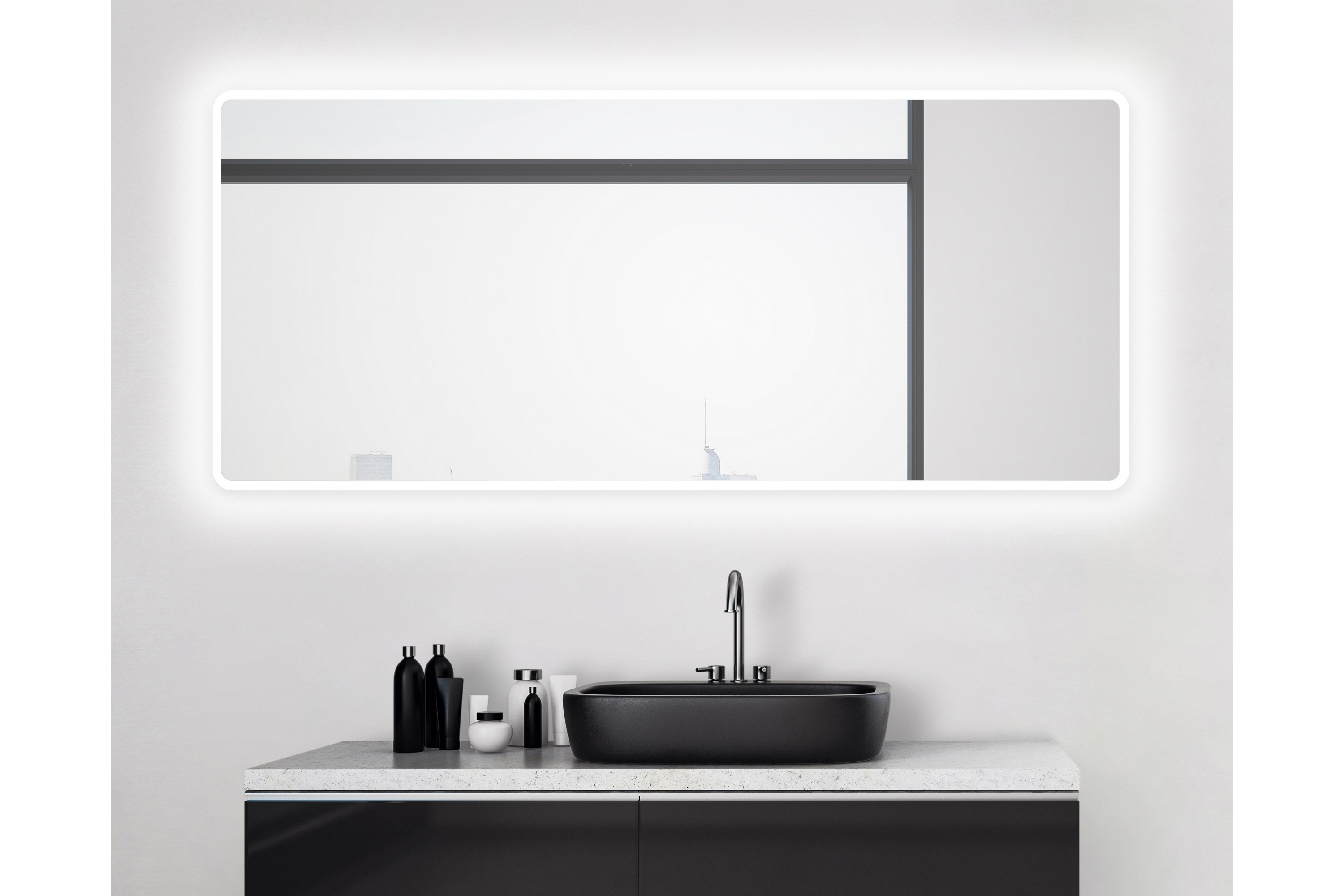 Spegel Häggen 160x70 cm Silver