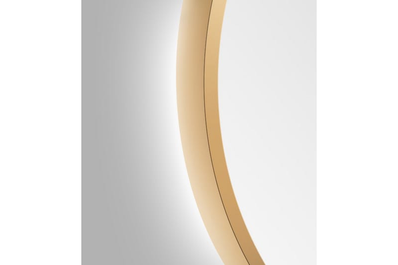 Spegel Järnskog 50 cm - Guld - Badrumsspegel med belysning - Badrumsspegel - Spegel