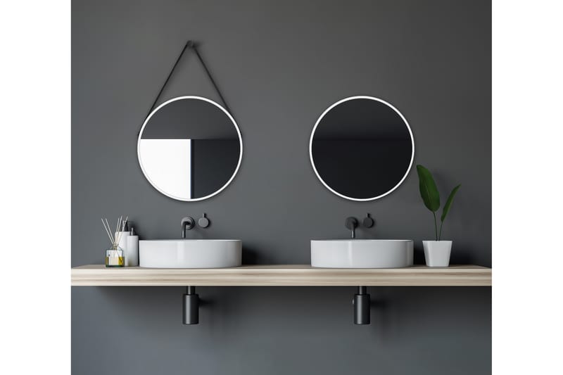 Spegel Järnskog 50 cm - Vit - Inredning - Badrumsinredning - Badrumsspegel