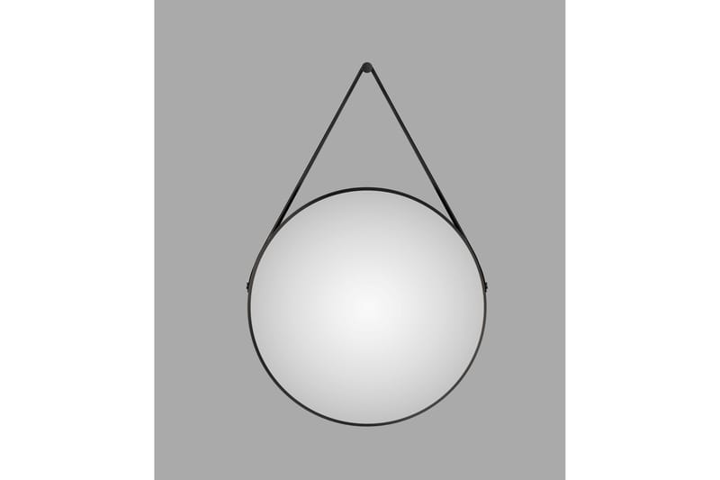 Spegel Järnskog 80 cm - Svart - Badrumsspegel - Spegel