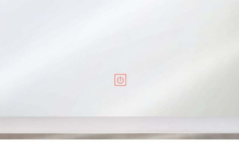 Spegel Krzyzewski LED 60x80 cm - Silver - Inredning - Badrumsinredning - Badrumsspegel