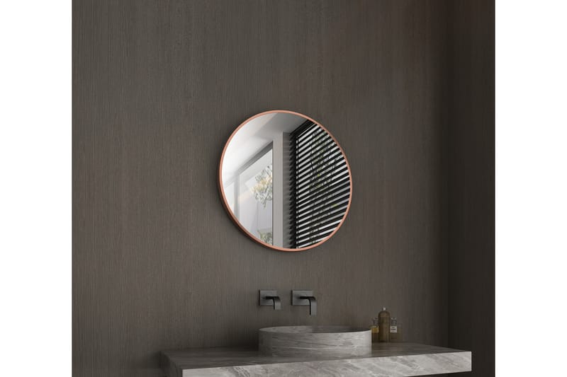 Spegel Kvarnbodarna 60 cm Rund - Koppar - Inredning - Badrumsinredning - Badrumsspegel