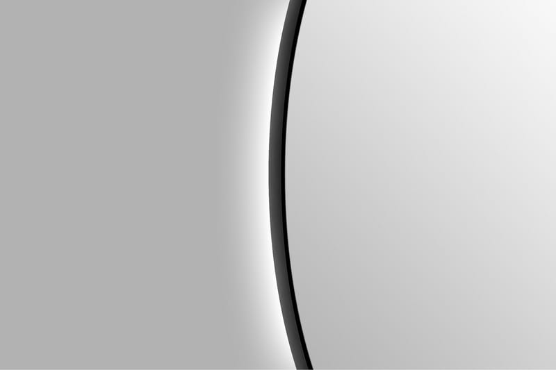 Spegel Linka 120 cm - Svart - Badrumsspegel med belysning - Spegel - Badrumsspegel