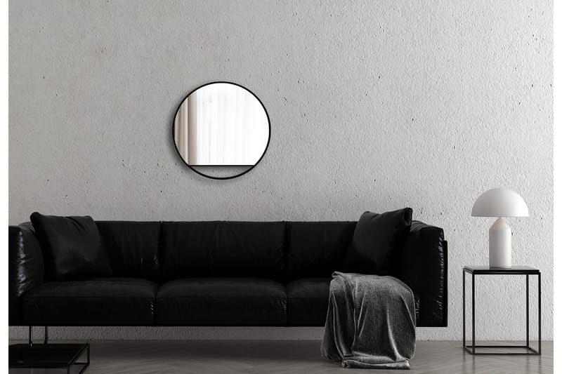 Spegel Linka 60 cm - Svart - Inredning - Badrumsinredning - Badrumsspegel