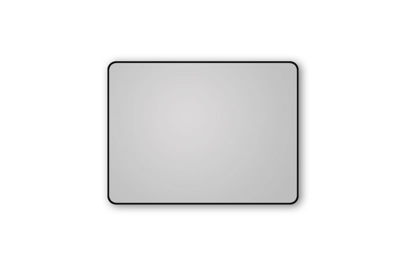 Väggspegel Almunge 60 cm - Svart - Badrumsspegel - Spegel