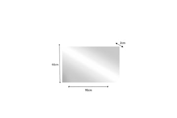 Badrumsspegel Parona 60x90 cm - Transparent - Inredning - Badrumsinredning - Badrumsspegel