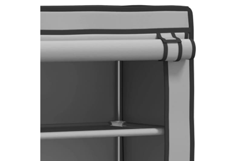 beBasic Hylla för tvättmaskin med 2 hyllplan grå 71x29,5x170,5 cm järn - Grey - Handdukshållare