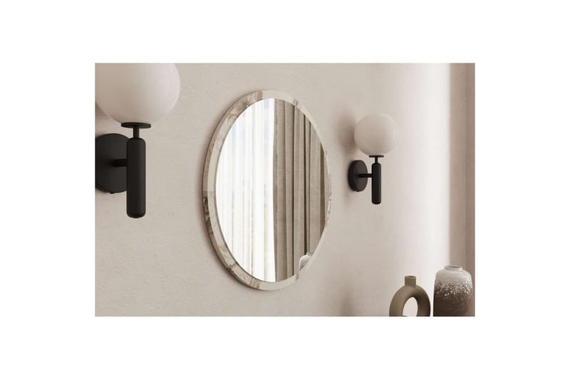 Buhem Badrumsspegel 60 cm Rund - Marmor - Inredning - Badrumsinredning - Badrumsspegel