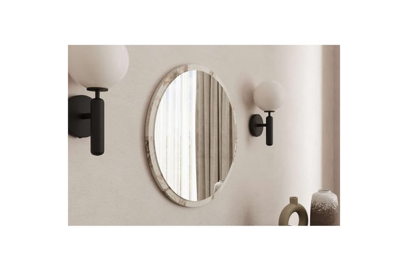 Buhem Badrumsspegel 60 cm Rund - Marmor - Inredning - Badrumsinredning - Badrumsspegel