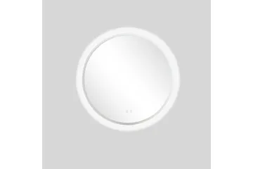 Clas Rund Badrumsspegel med LED-belysning 100 cm - Anti-Fog och Touch-Styrning - Inredning - Badrumsinredning - Badrumsspegel