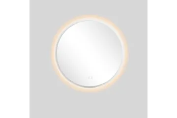Clas Rund Badrumsspegel med LED-belysning 100 cm - Anti-Fog och Touch-Styrning - Inredning - Badrumsinredning - Badrumsspegel