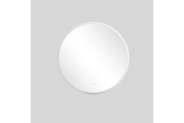Clas Rund Badrumsspegel med LED-belysning 100 cm - Transparent - Inredning - Badrumsinredning - Badrumsspegel