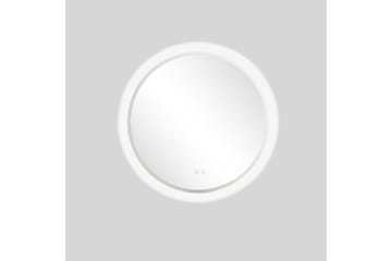 Clas Rund Badrumsspegel med LED-belysning 100 cm - Transparent - Inredning - Badrumsinredning - Badrumsspegel
