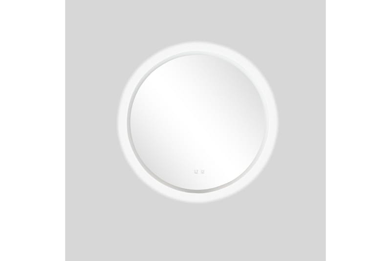 Clas Rund Badrumsspegel med LED-belysning 100 cm - Transparent - Inredning - Badrumsinredning - Badrumsspegel