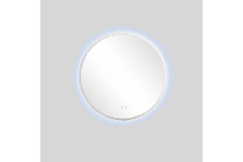 Clas Rund Badrumsspegel med LED-belysning 100 cm - Transparent - Inredning - Badrumsinredning - Badrumsspegel